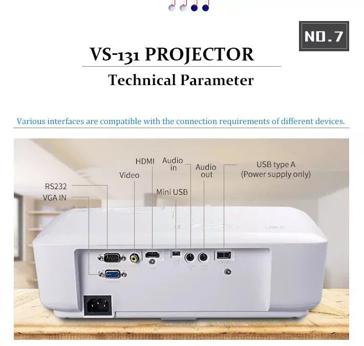 Best Selling 4k Dlp Projector Mapping High Lumens Multimedia Digital Projector Hd High Definition Projector