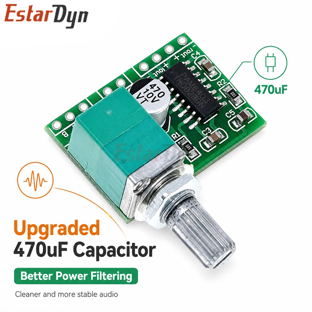 Estardyn PAM8403 5V Digital Am - Volume Control Board review and price