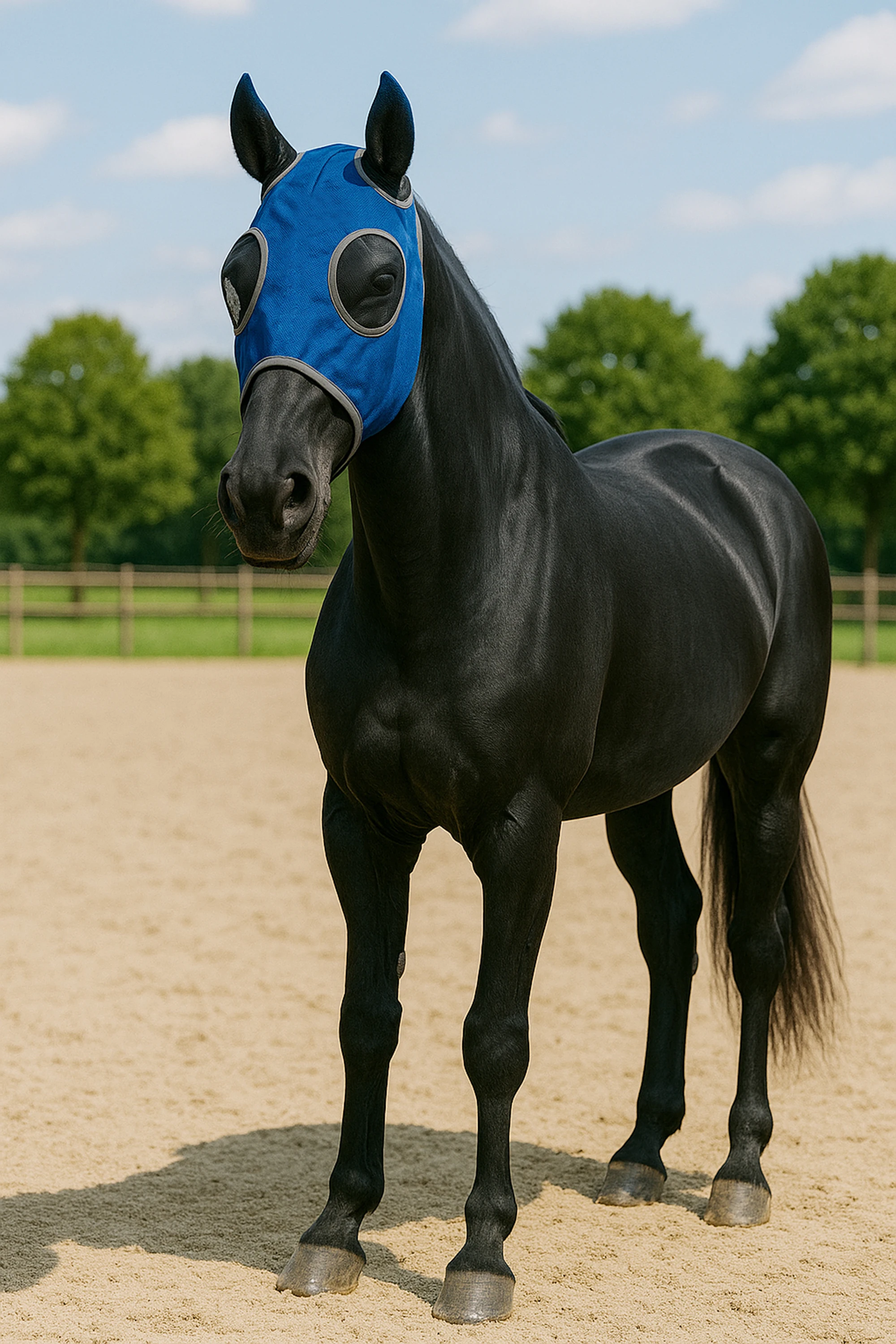 

Маска лошади, головной убор, репеллент от комаров, сетка от укусов, дышащий защитный чехол для лица, оборудование для конного спорта