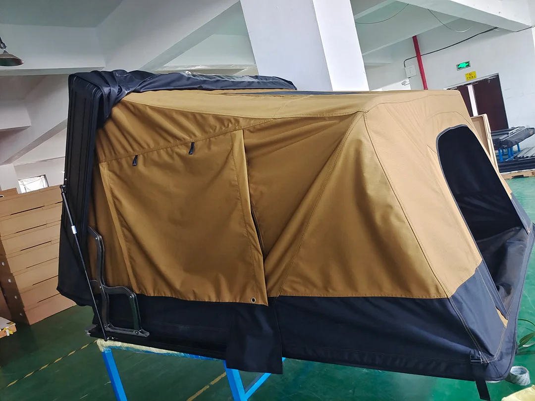 2024 ENJOIN New Arrival Aluminium Car Roof Tent  Hard Shell  Waterproof Travel Aluminum Frame Roof  Tent