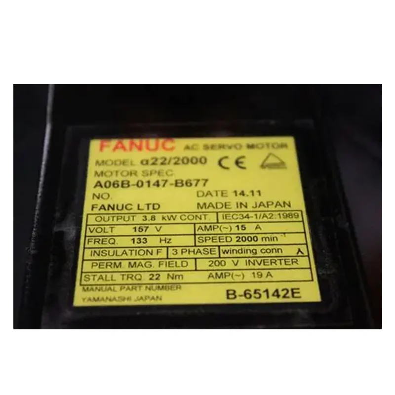 

New A06B-0147-B677 Fanuc Motor warranty 12 months