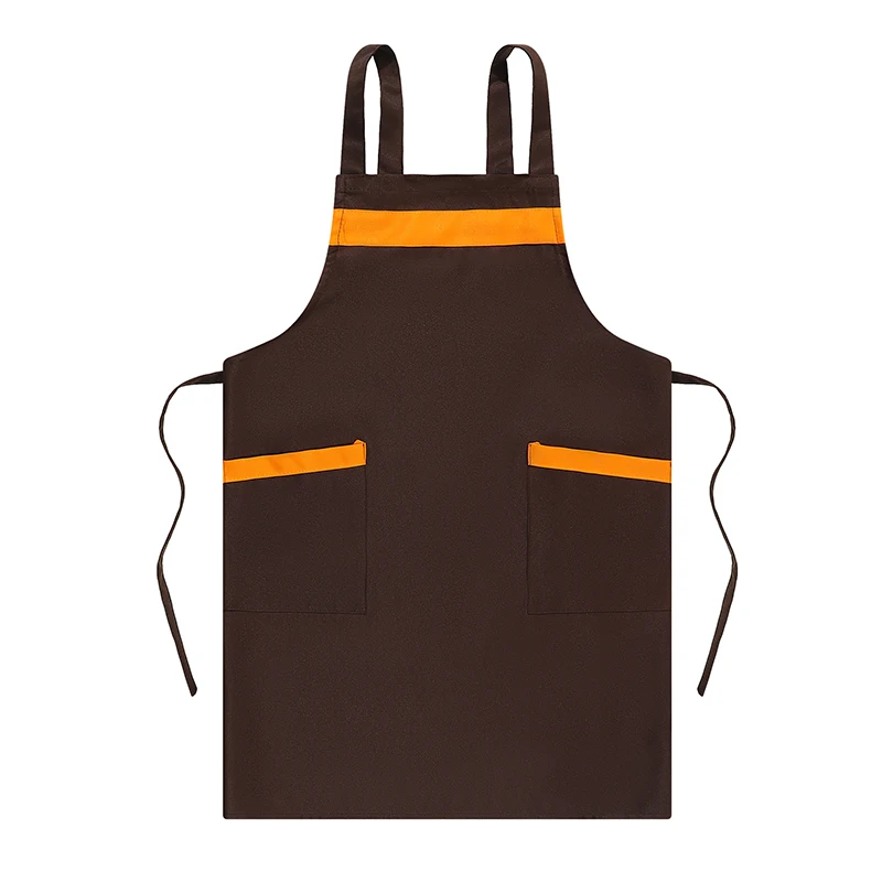 Anti Fouling And Wear-resistant Backpack Advertising Apron Customized LOGO Restaurant Hot Pot Restaurant Workwear Printing