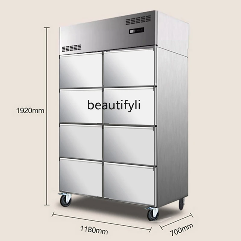 drawer freezer air-cooled frost-free commercial refrigerator vertical refrigerated freezer fresh-keeping cabinet