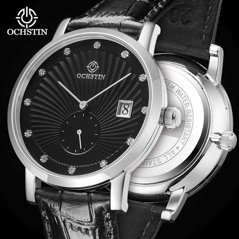 OCHSTIN 2023 New Men Automatic Watch Luxury Sapphire Glass AR Coating 41MM Stainless Steel 30ATM Waterproof Mechanical Watch