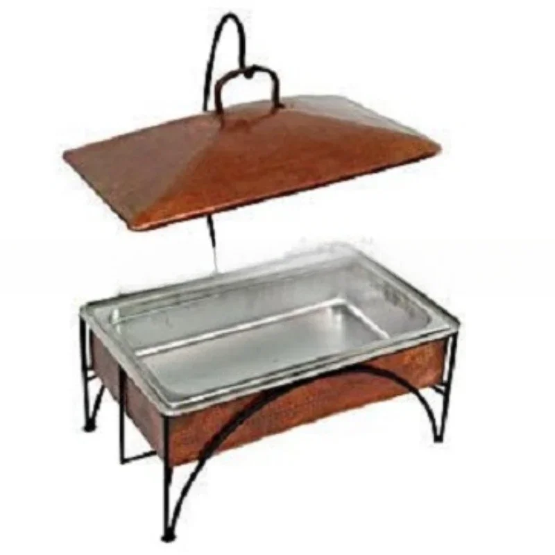Food heater, buffet hot pot 28cm hot pot rectangle buffet