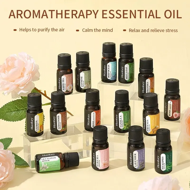 20 Sorten 10ml Ätherische Öle für Aroma-Diffusor Luftbefeuchter Zuhause Wasserlösliches Lavendel Vanille Orange Oliven Duftöl – Detail 4