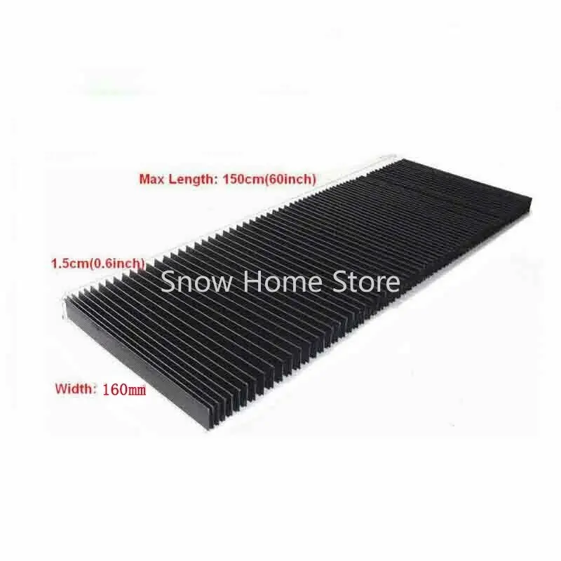 1Pc CNC Milling Recorder Flat Protection Machine Accordion Bellows Dust Cover 160mm Best  Selling