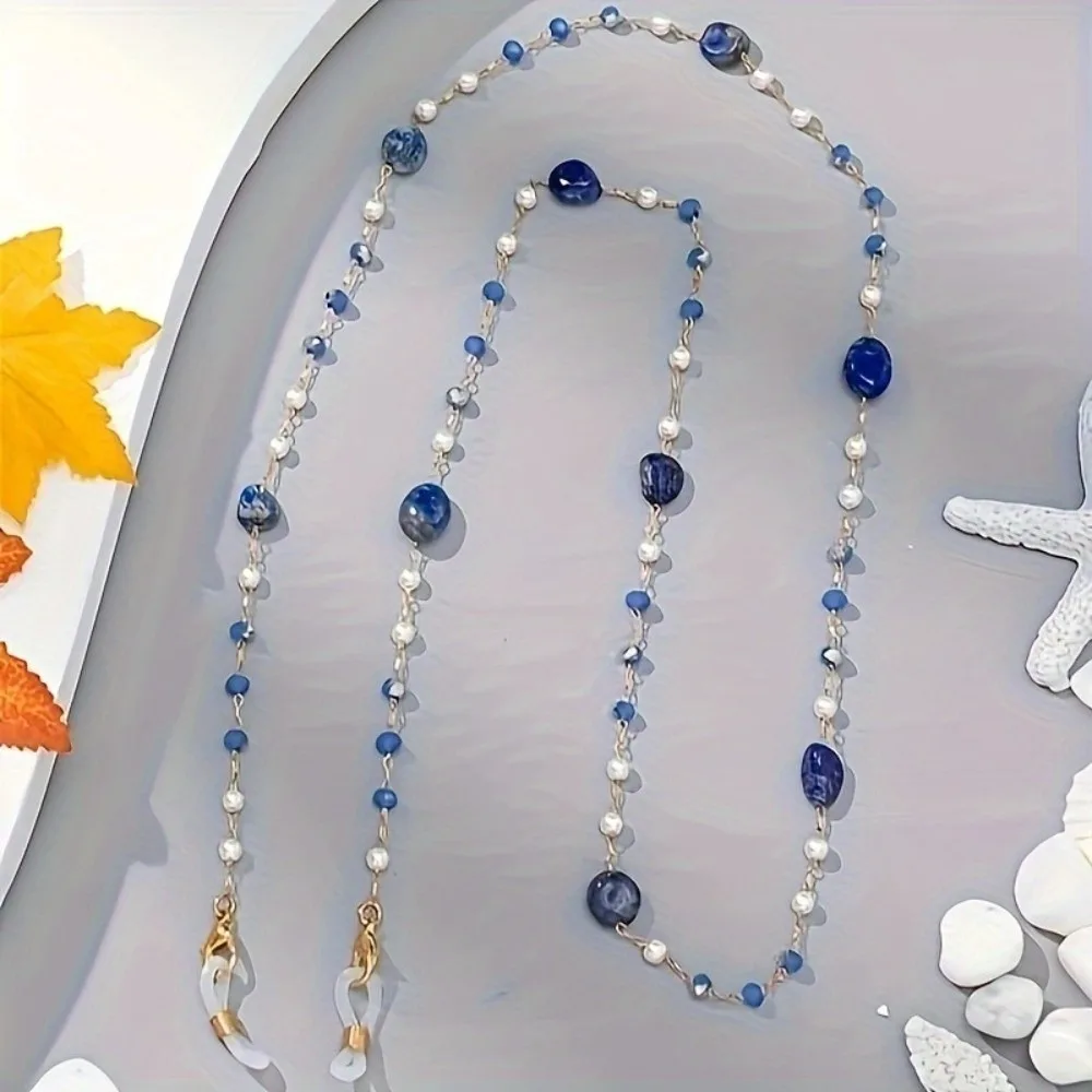 Neue Luxus-Brillenkette, elegante, verstellbare Anti-Verlust-Augenkette, handgefertigte Hängekette