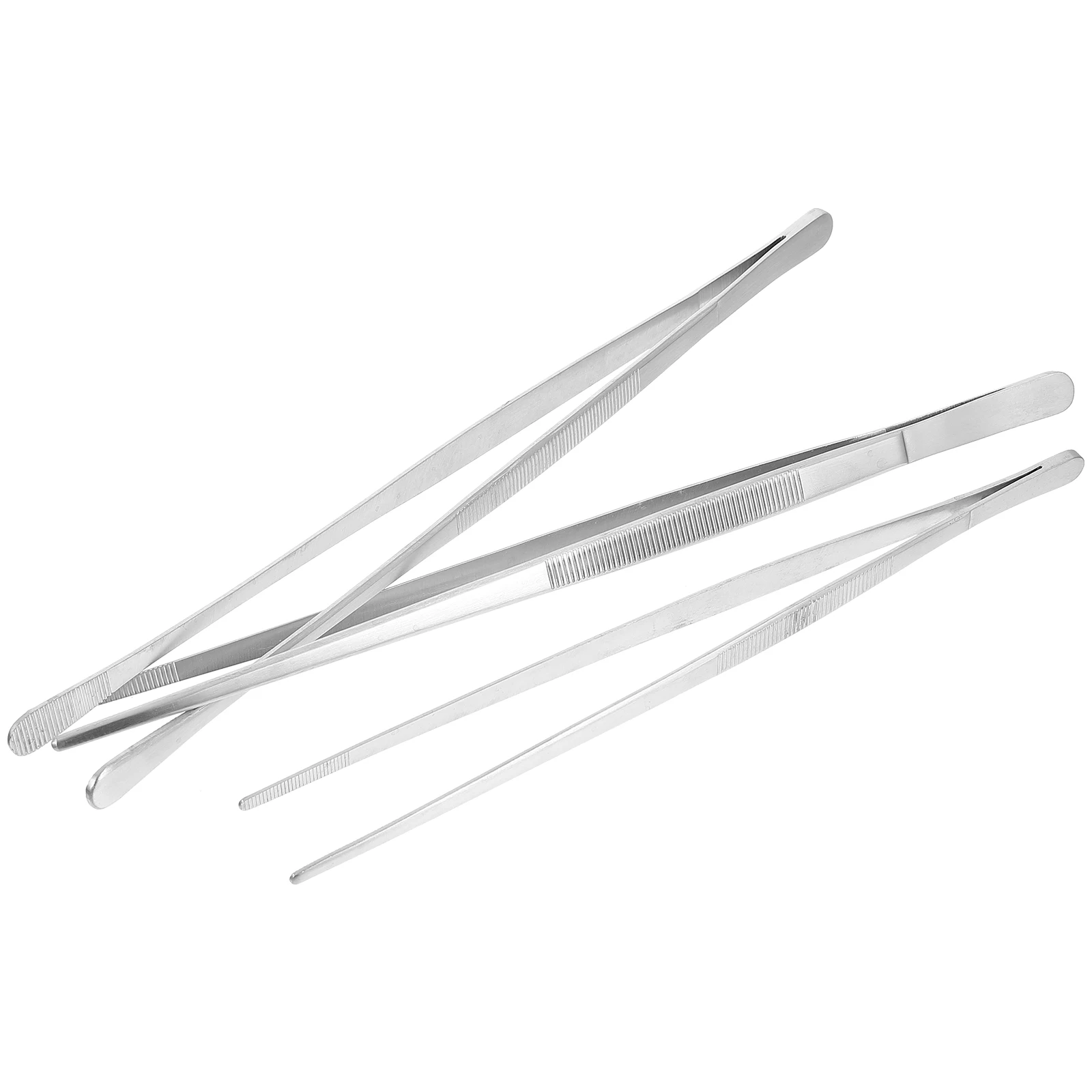 

3pcs Tweezers Set for Cooking Serving Stainless Steel Kitchenware Food Tool Restaurant Home Hotel Food Clips BBQ