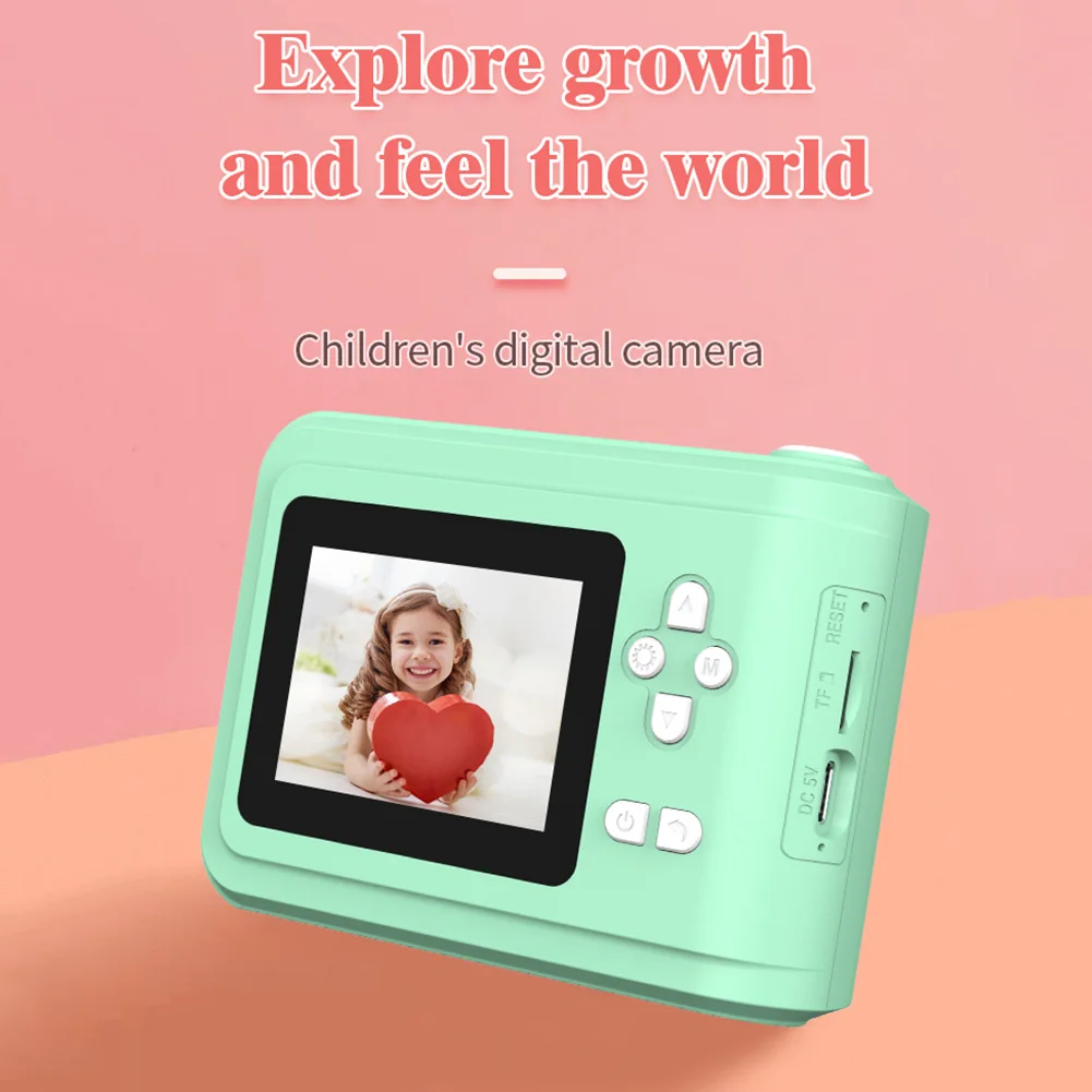 1080P Thermal Print Camera with Print Photo Paper Instant Print Camera USB Charging Christmas Birthday Gifts for 3-12 Years