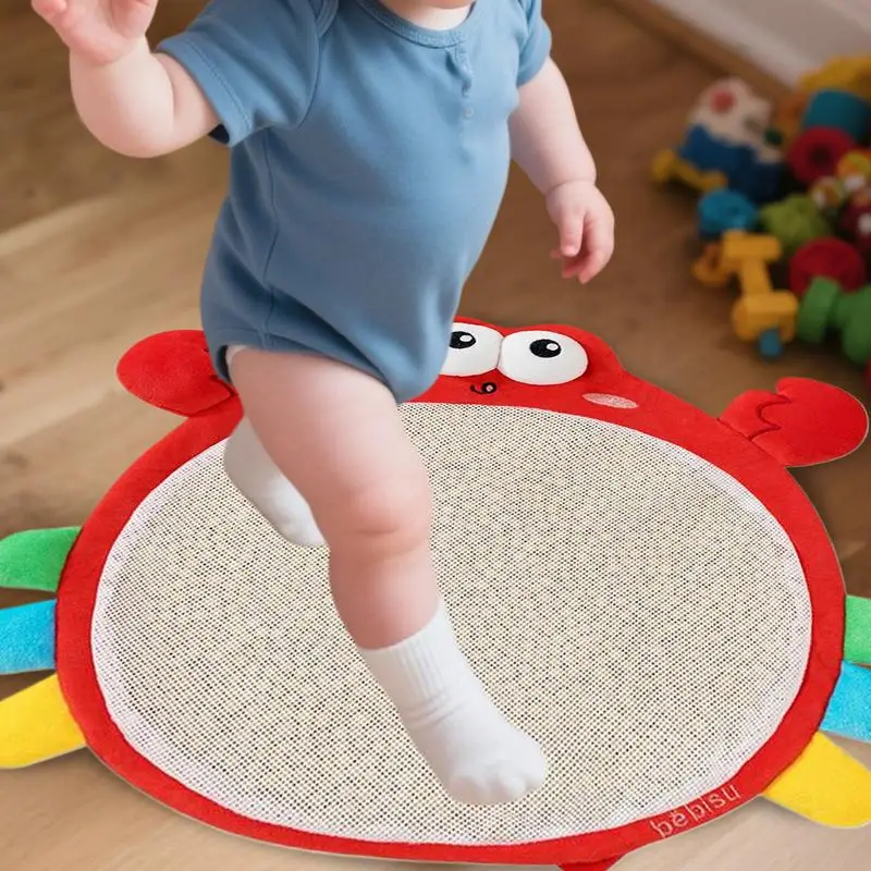 Brinquedos sensoriais do bebê saco de feijão caranguejo calmante brinquedos sensoriais animal de pelúcia cedo bonecas educacionais coordenação mão-olho ajuda do sono para