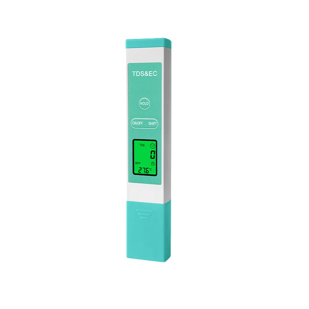 Portable Water Meter Measures and Temperature for Real-Time Monitoring of For Drinking Water Pools Spas and Hydroponics