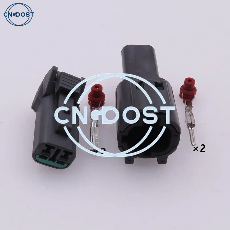 

1 Set 2 Pin 7123-8520-40 7222-8520-40 AC Assembly Wiper Spray Motor Plug For Nissan KUM PB015-02850 Waterproof Car Connector