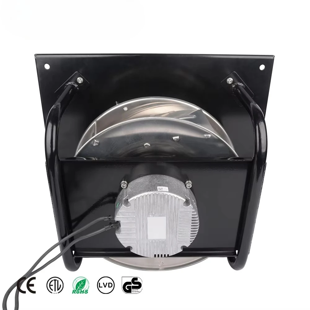 500mm High Airflow Purifier Support Centrifugal Blower, 0-10V PWM Adjustable Speed Centrifugal Fan