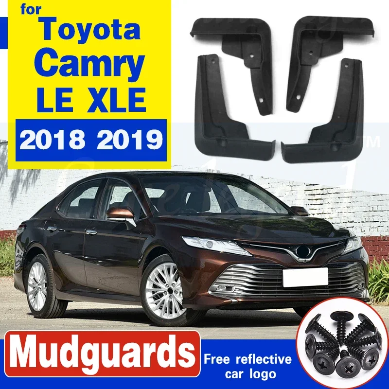 

Front Rear Car Mud Flap For Toyota Camry 2018 2019 LE XLE Daihatsu Altis Mudflaps Splash Guards Mud Flap Mudguards Fender 2017