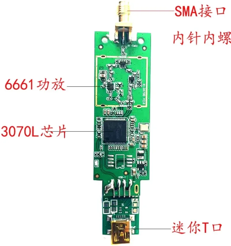 RT3070L Module 6661 Power Amplifier 3070 High Power Wireless Card Supports Large Flat Panel Antenna Radar LINUX