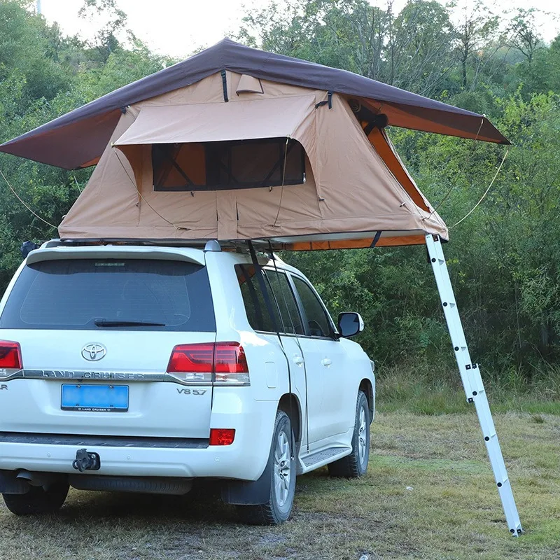 

Short roof tent mountain camping trip outdoor camping leisure products t