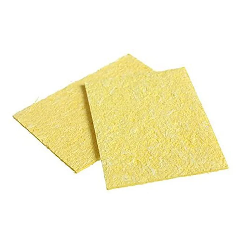 

YWDZ-500Pcs Soldering Iron Solder Tip Welding Cleaning Sponge Soldering Iron Sponge Pad Replacement Sponges Cleaning Pads