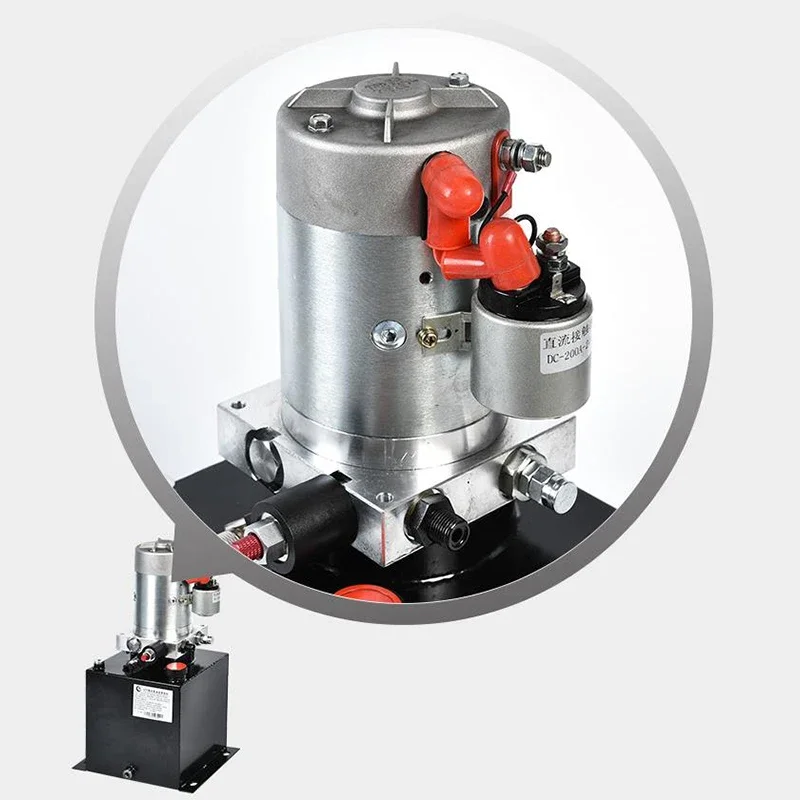 New 12V/24V DC Hydraulic Power Unit, Single Acting Hydraulic Pump for Lifting & Hydraulic System