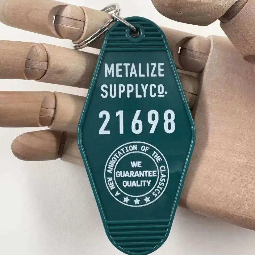 

Motel Key Chain American Retro Room Number Plate Keep The Good Old Days With You Plastic Key Chain Pendant Accessories