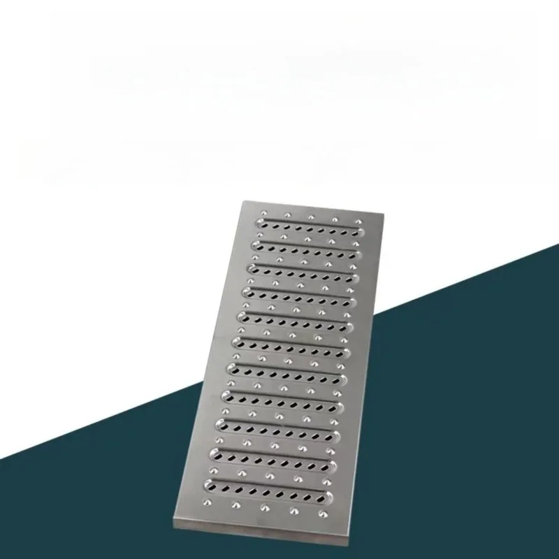 Stainless steel gutter cover, kitchen gutter cover, open gutter sewer, anti-skid and anti-mouse rainwater