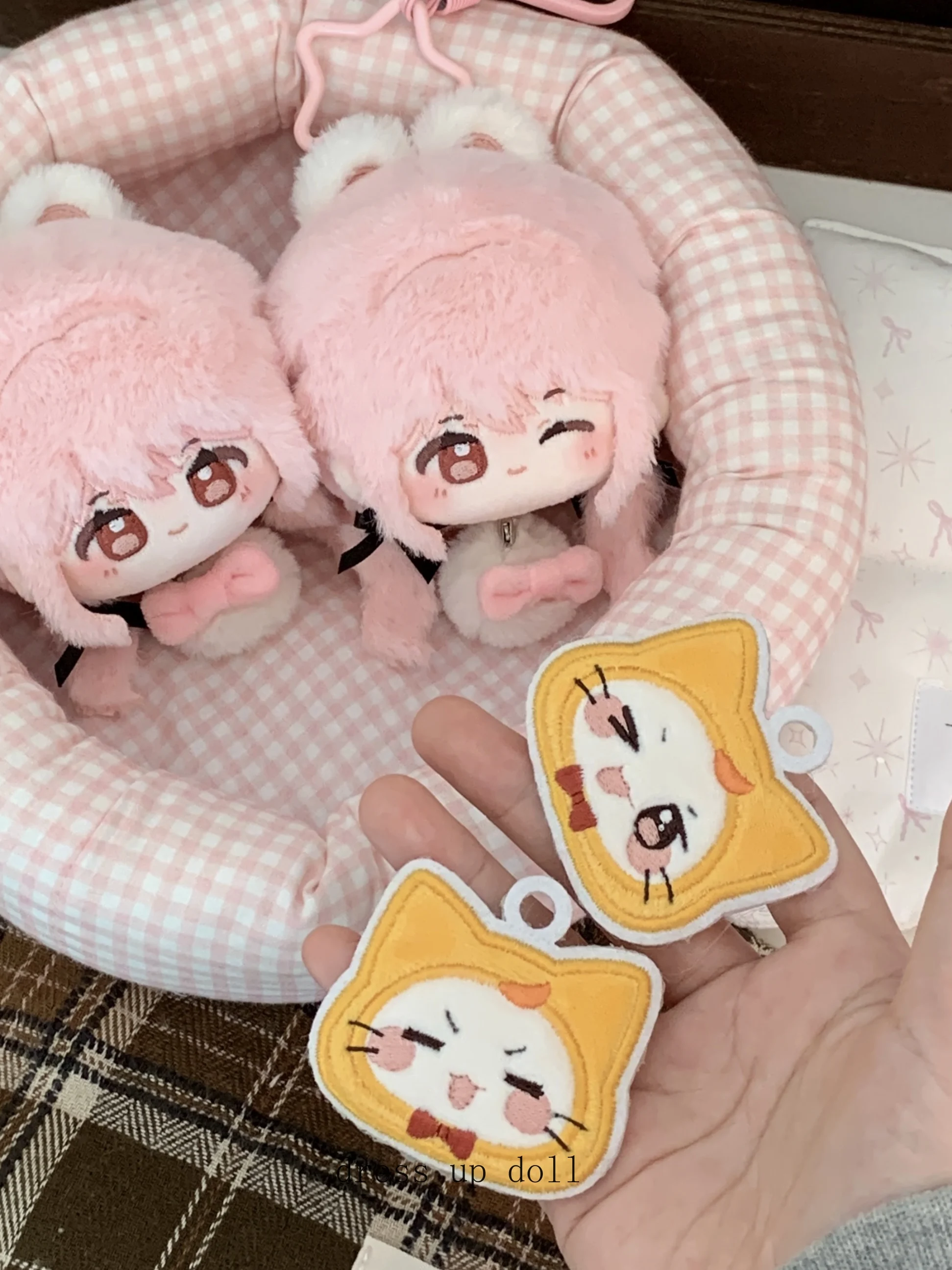 Infinito nikki 8cm jogo boneca de algodão macio dango brinquedo bonito dos desenhos animados pelúcia plushies saco pingente brinquedos coleção presente natal