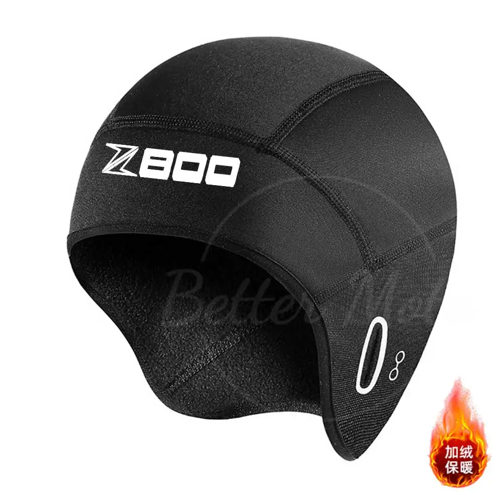 Casquettes de vélo thermiques imperméables pour kawasaki, chapeaux de vélo d'hiver, casquette de vélo, chapeaux de vélo de route de neige, sports chauds, Smile, Z800