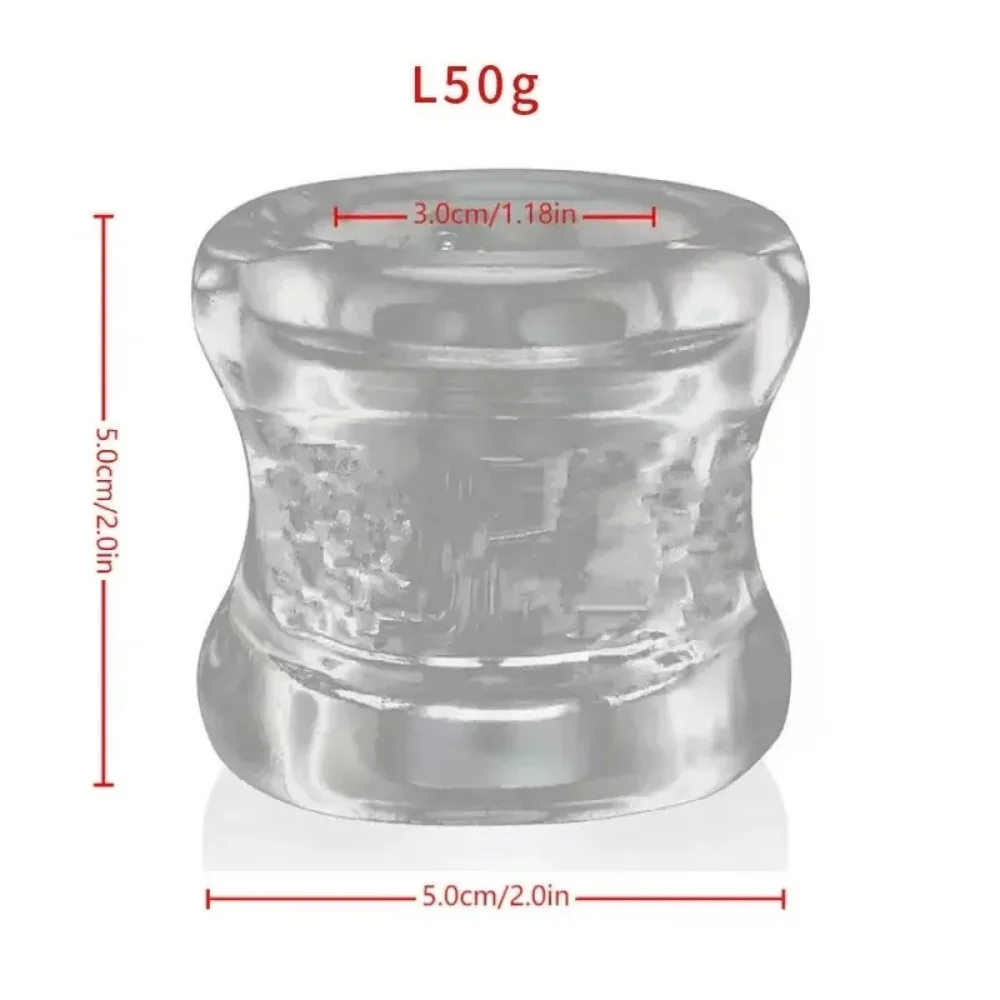 Stretcher Penis Rings Enlarger Erection Silicone Sleeves For Penis Enlargement Extender Testis Restraints Penis Rings Sex Toys - view 6