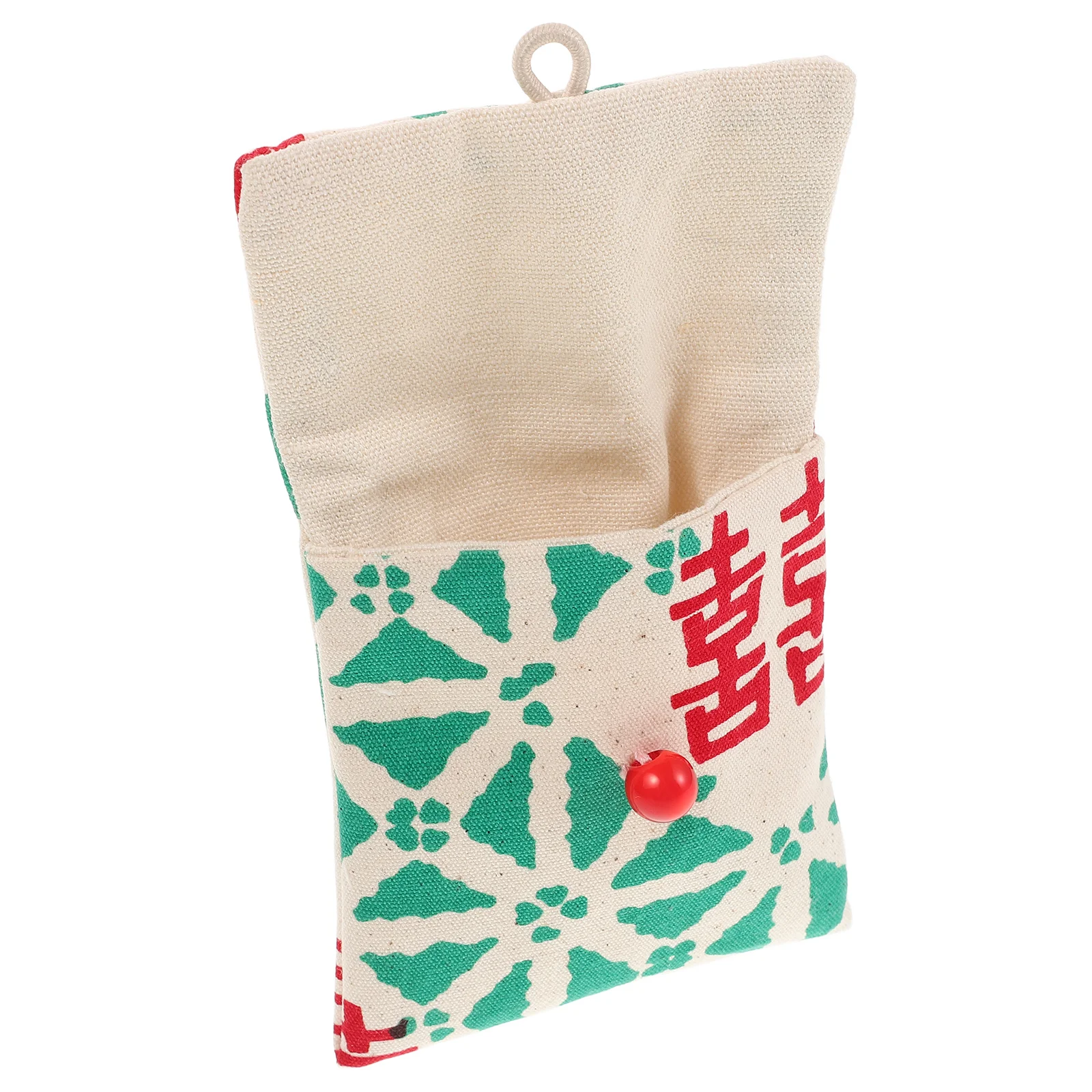 

Small Chinese Jewelry Pouch Elegant Fabric Organizer Cloth Bag Soft Interior Coin Purse for Wedding Engagement Jewelry Storage