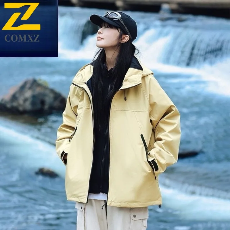COMXZ Men Padded Jacket 2025 Warm Functional Waterproof Mountaineering Padding Coat Snowy Windproof High-Quality Winter Jackets