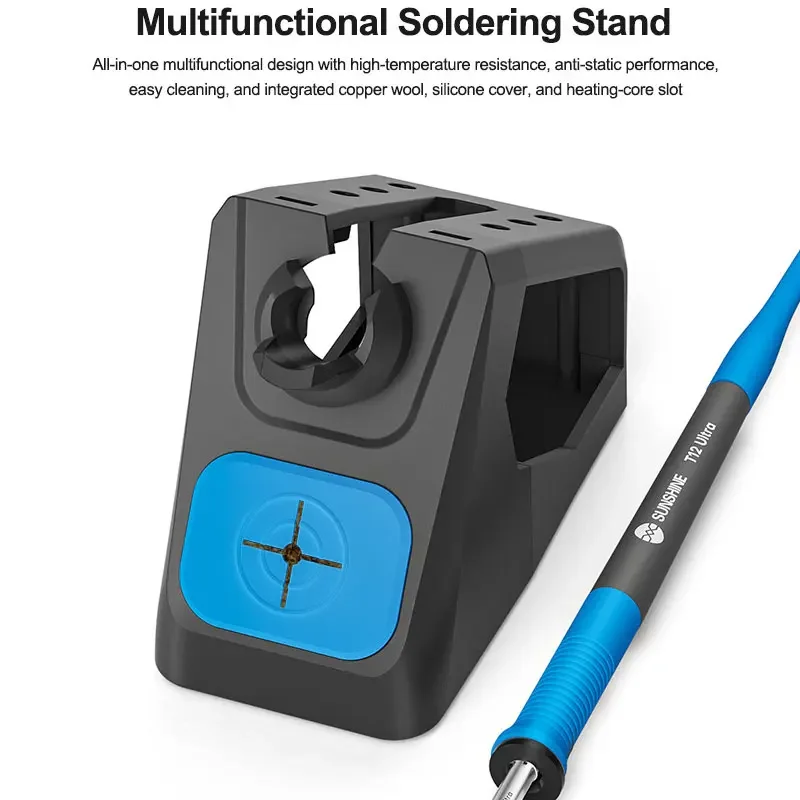 sunshine-t12-ultra-スマートはんだ付けステーション、温度制御と校正機能付き、様々なニーズに対応するスタンバイとスリープ時間