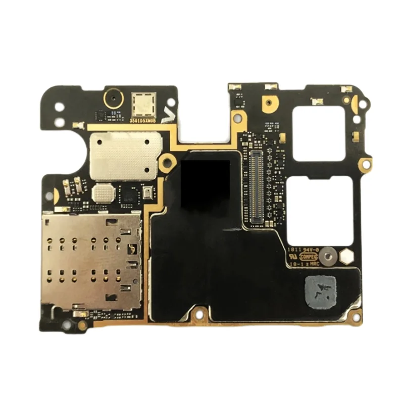 Carte mère pour Xiaomi Mix 2S, circuit imprimé principal déverrouillé, 64GB, 128GB, 256GB ROM, avec Google Play Store installé