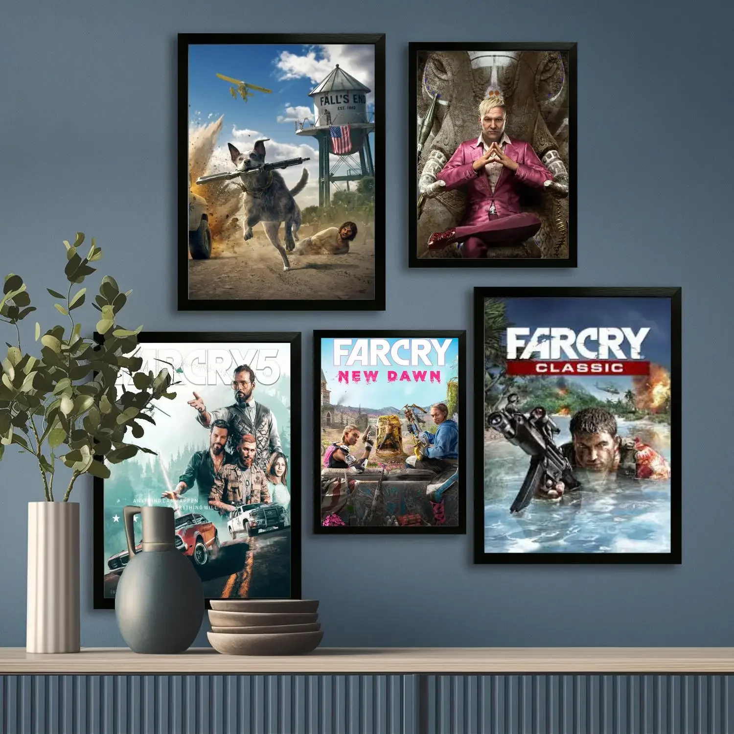 Far Cry 6 5 4 3 2 Video Game Canvas Art Poster and Wall Art, Picture Print, Modern Family Bedroom Decor,Decorative painting