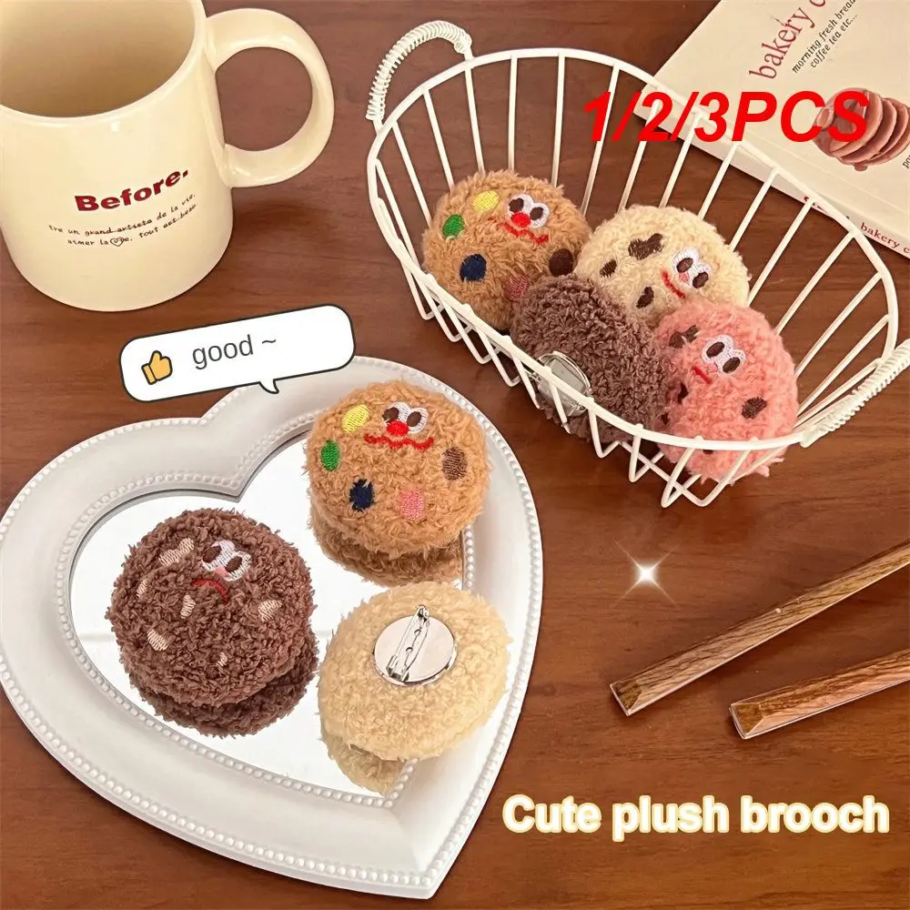 1/2/3PCS Plush Brooch Skin Friendly 6.00*5.50*3.00cm Couple Brooch Popular Accessories Brooch Comfortable Feel