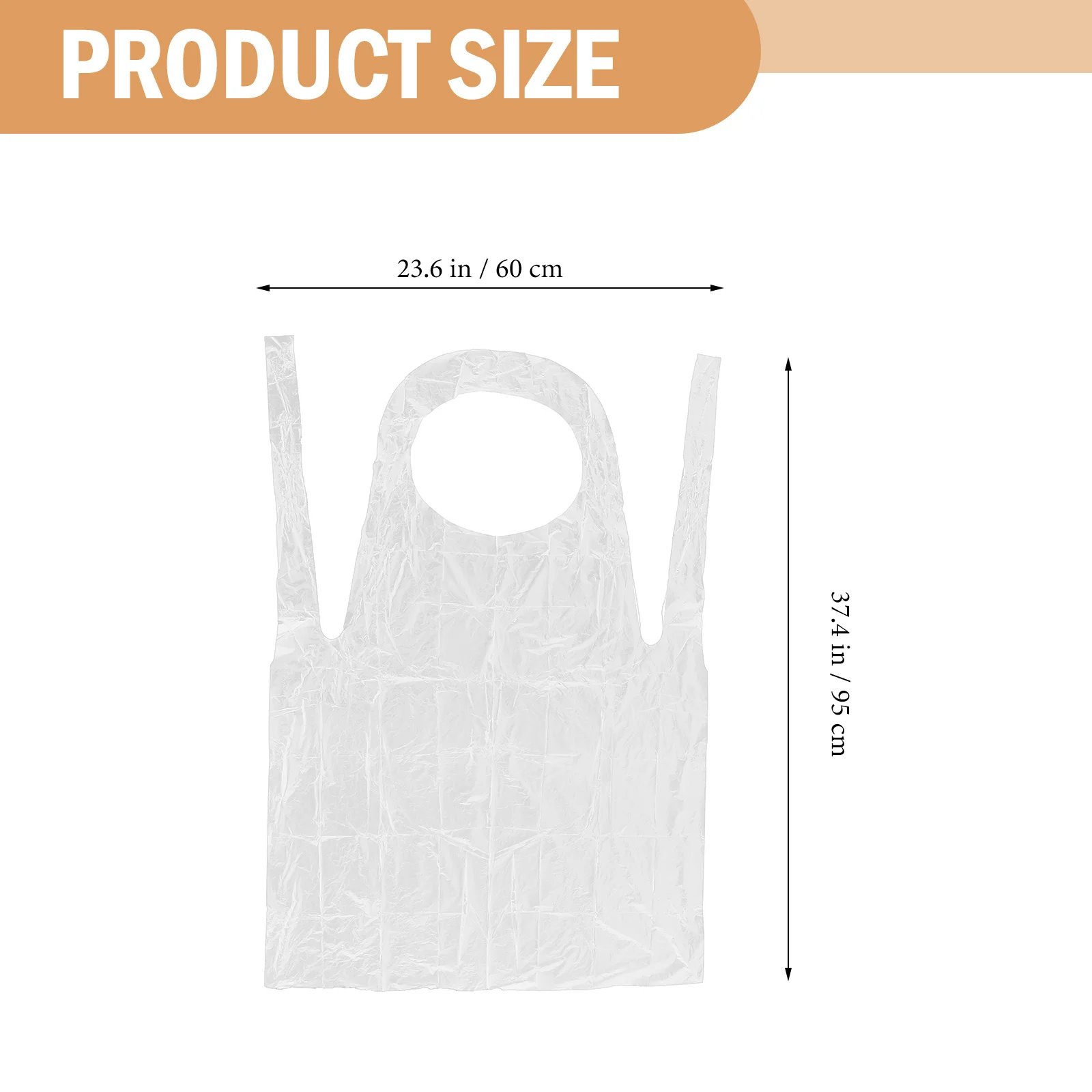 Tabliers de cuisine imperméables, 25 pièces, durables, sans manches, fournitures de cuisine, tabliers de protection pratiques pour la maison, le Restaurant, l'hôtel