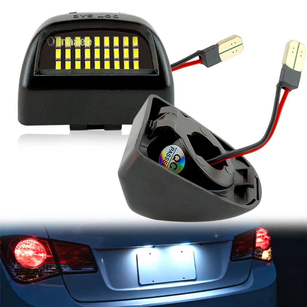 

2 шт. 12 В 6500 К для GMC/Chevrolet/Cadillac/Silverado высокой яркости белый грузовик автомобильный светодиодный светильник номерного знака