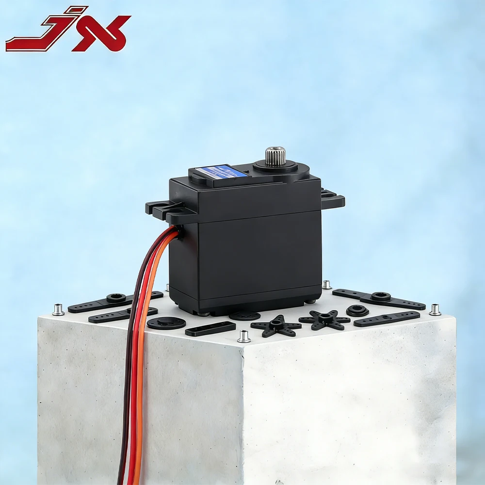

JX PS-5521MG 75g 20.3kgf・cm Metal Gear Servo 4.8-6V 0.18sec/60° for 1:8 RC Car Steering Robot Joints Airplane Flaps DIY Parts