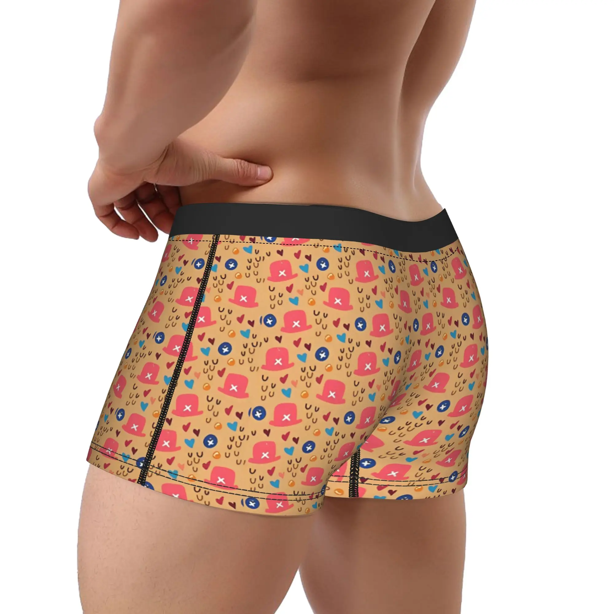 Men's Boxer Briefs Shorts Panties Ready to Rumble  Soft Underwear One Piece Male Sexy M-XXL Underpants