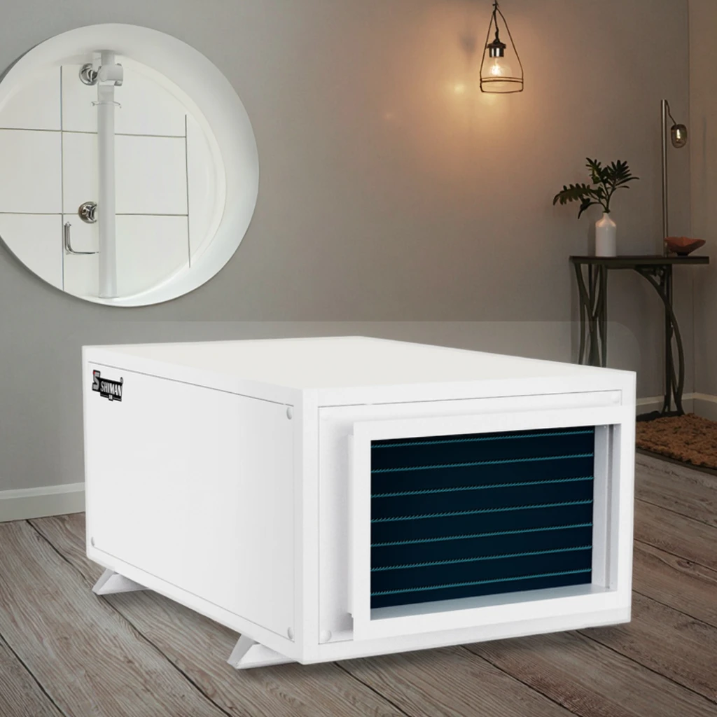 

Auto-Drain Alarm Function 90L/Day Capacity Ceiling Mounted Duct Industrial Dehumidifier for Swimming Pool Greenhouse Grow Room