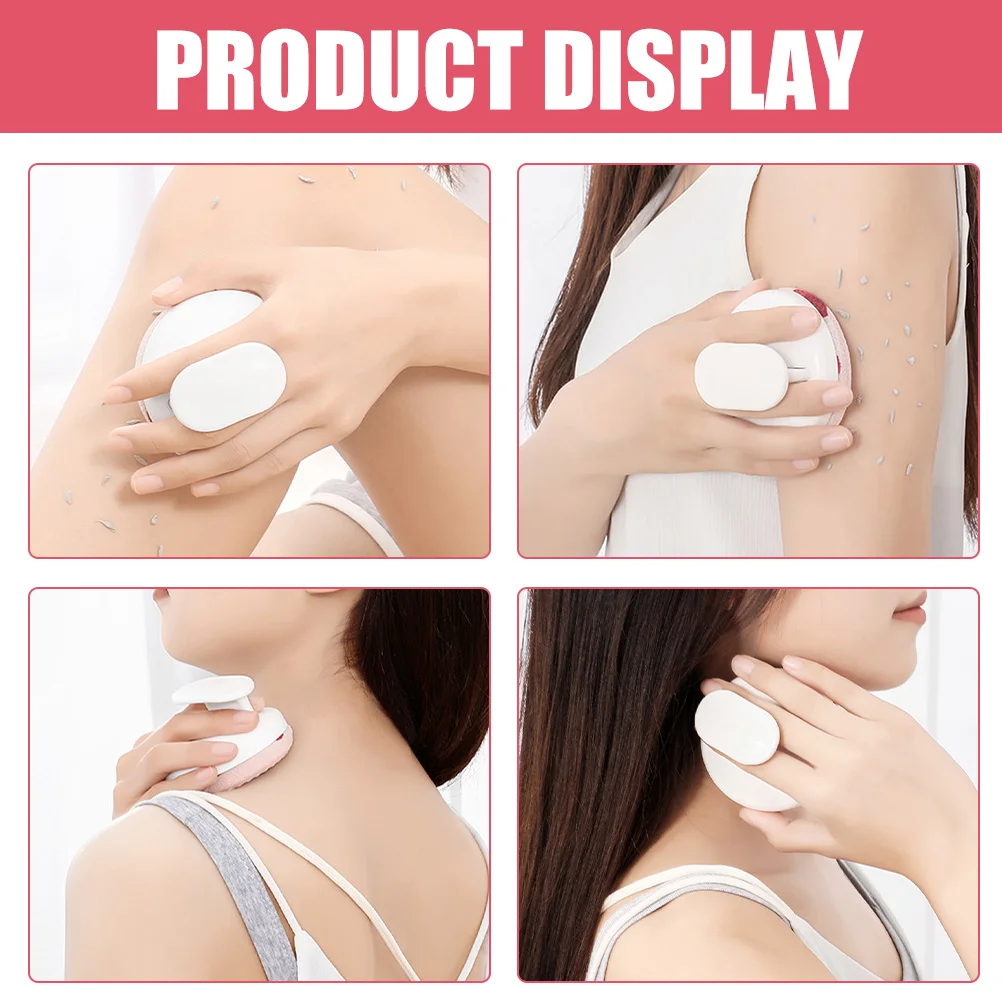 

1 Set Handheld Body Scrub Brush Exfoliating Shower Bathing Skin Cleaning Lightweight Design Replacement Pads Included Bath Ball