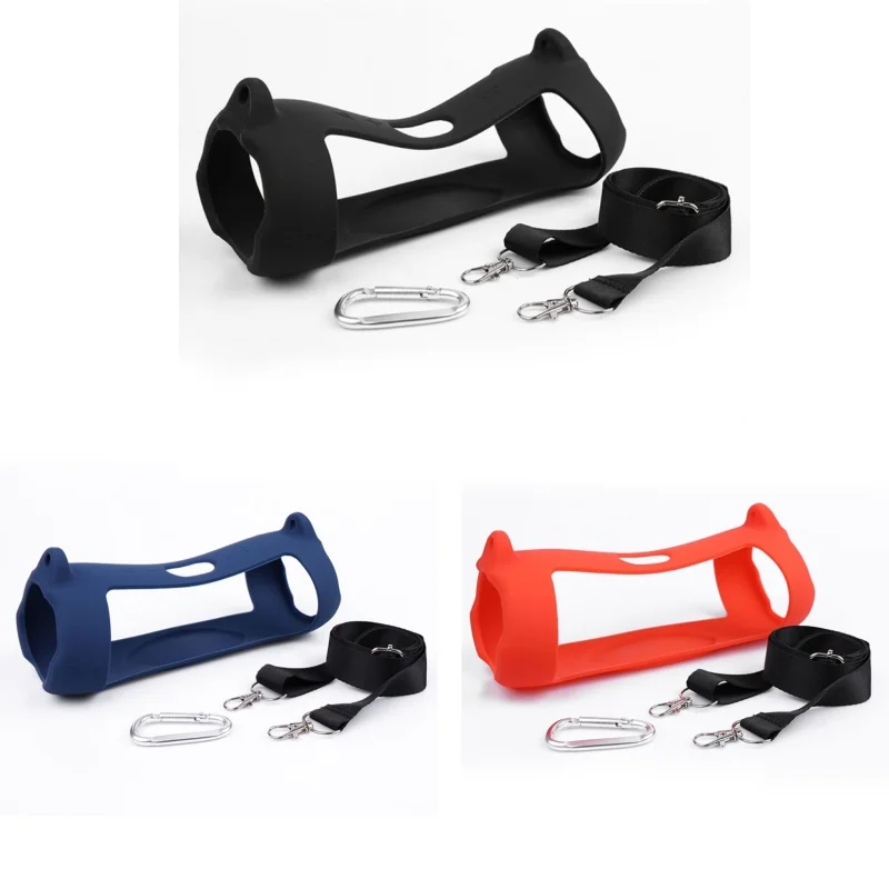 غطاء واقي مكبر صوت مضاد للسقوط ، حافظة سيليكون لشحن JBL 5 مكبر صوت ، متين ، مقاوم للأتربة ، غلاف