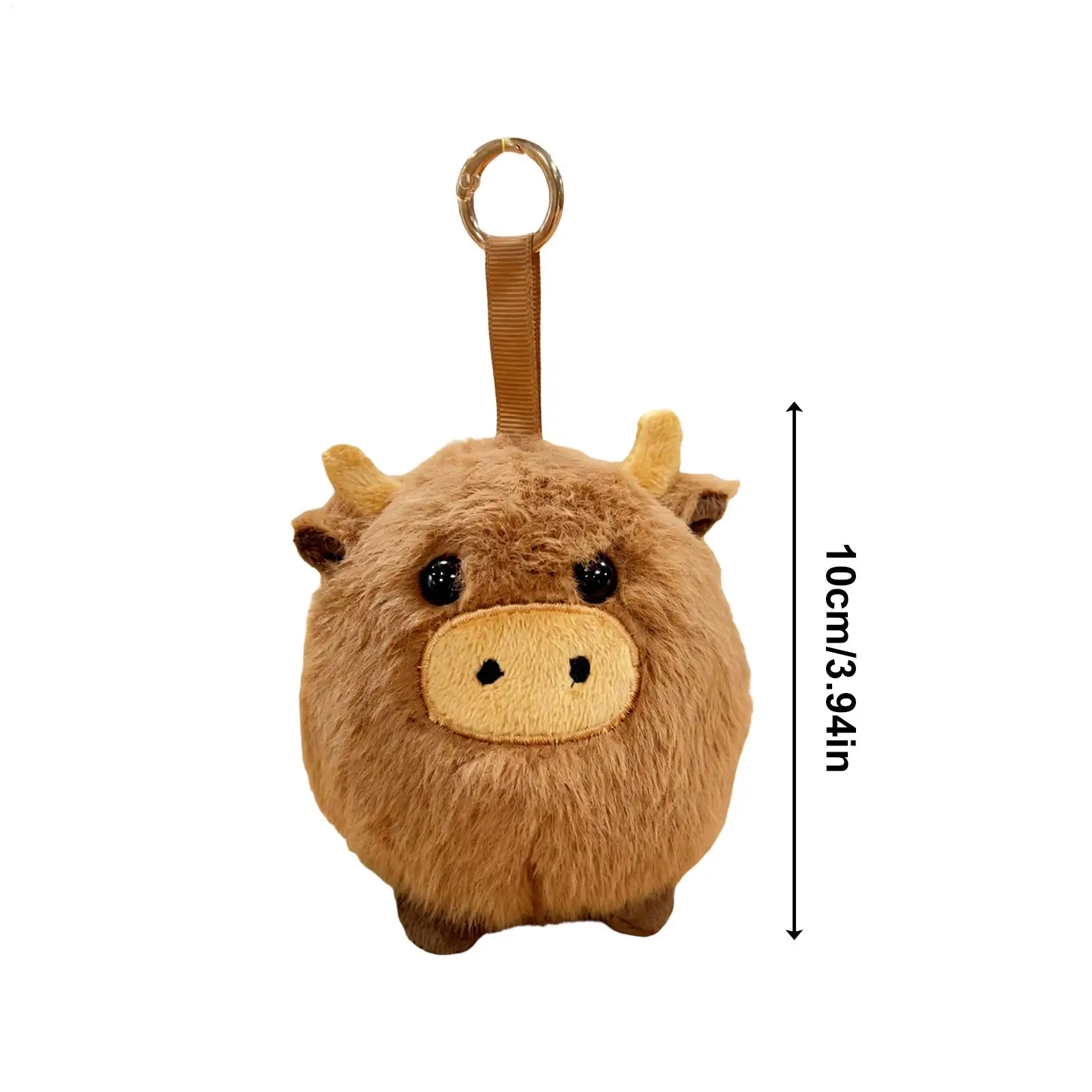 พวงกุญแจตุ๊กตาวัวน่ารัก ของตกแต่งกระเป๋า ของขวัญสำหรับเด็กผู้หญิง วันเกิด วันวาเลนไทน์