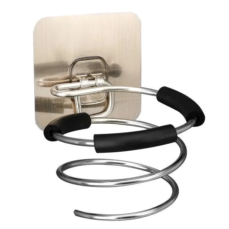 Holder Adhesive Wall Mount Barber Salon Tools Bathroom Hair Dryer Holder Free Punching Hair Care Tools