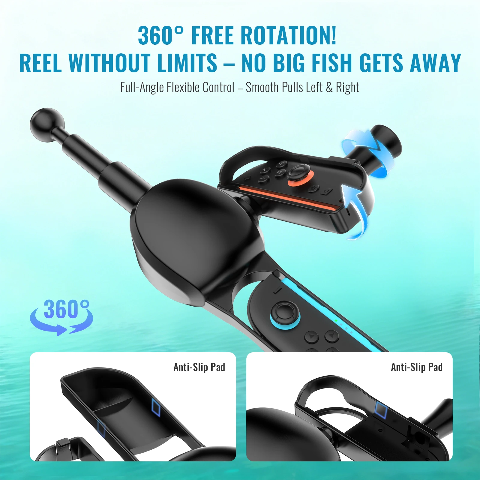 Retro Gaming Gun - Fishing Rod NS2285 for Switch 2