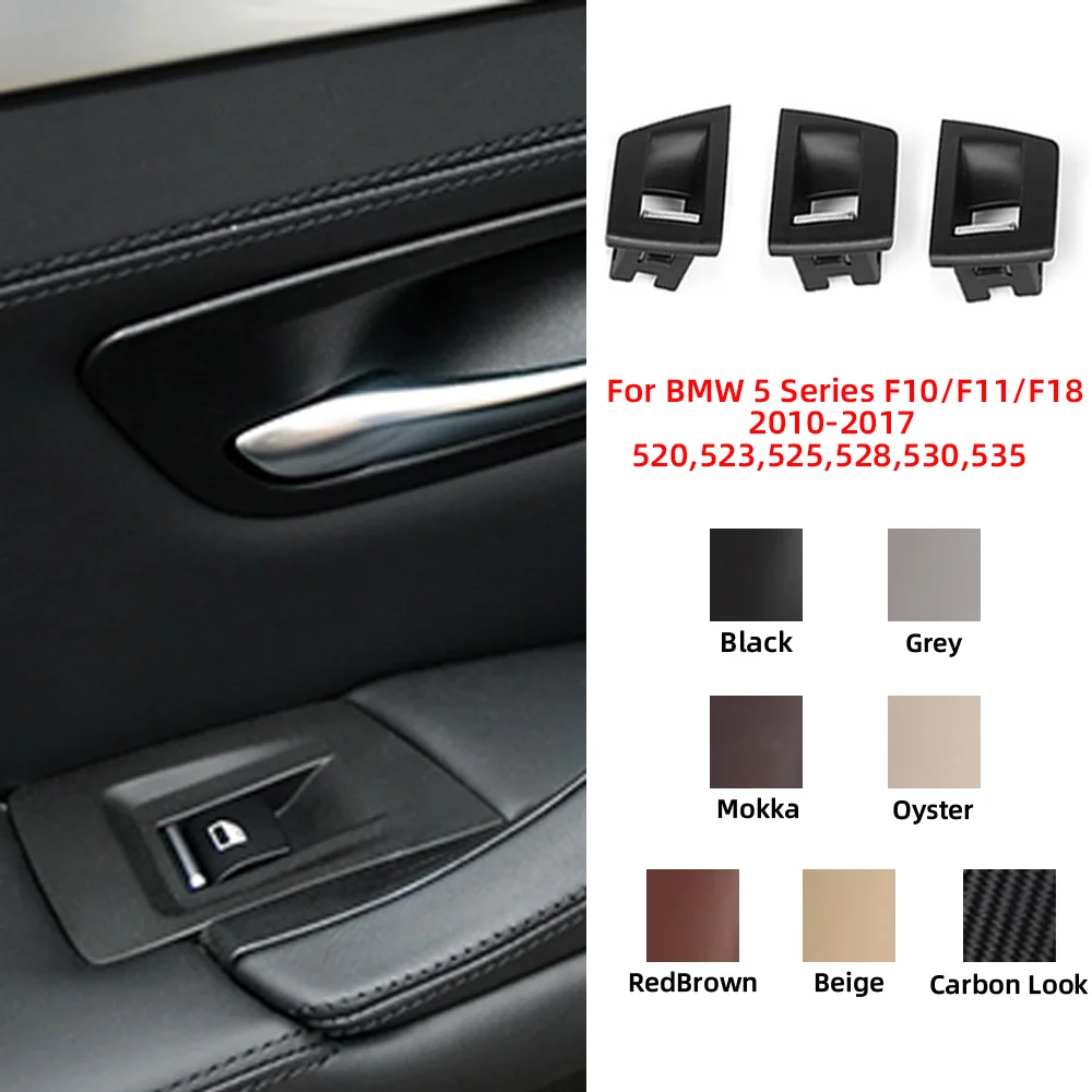 LHD RHD Left Right Passenger Door Window Lifter Switch Panel Cover Button For BMW 5 Series F10 F11 520i 523i 525i 528i 535i view 2