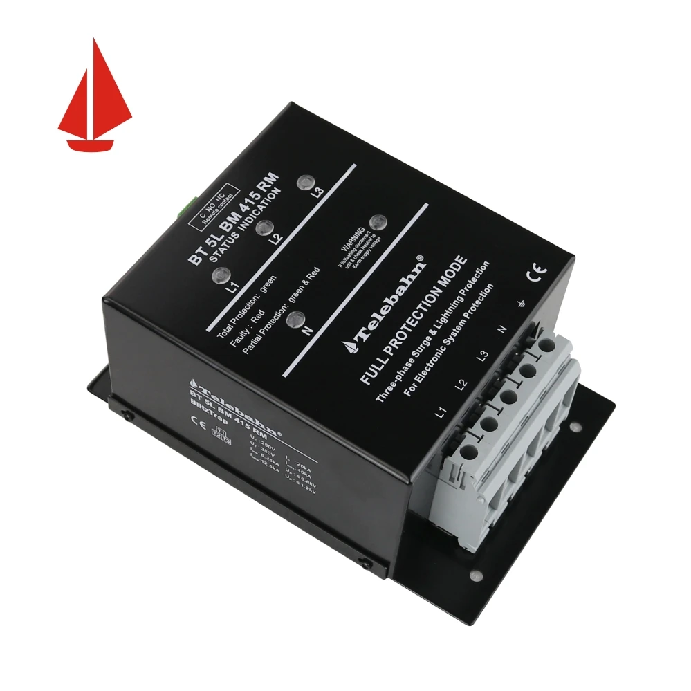 240V/415V 280kA 40kA*7lines Type 1+ Type 2 + Type 3 Telebahn 3 Phase Full AC SPD Surge Protection Surge Surppessor