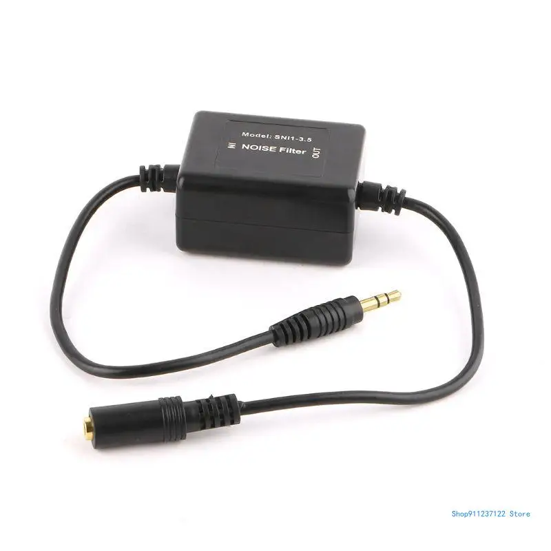 Ground Loop Isolator for Audiophile Car Noise Filter Eliminate with 3.5mm Cable