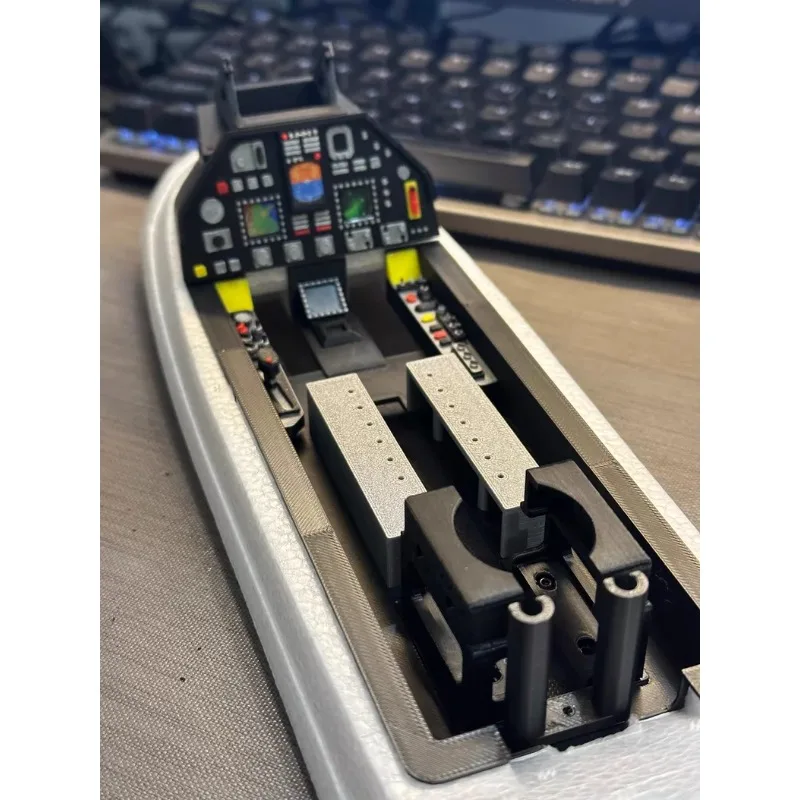 ATOMRC Beluga V1.1 Fixed Wing Twin Motor FPV Cockpit – Realistic Flight Simulator Interior Accessory for RC Aircraft Upgrade