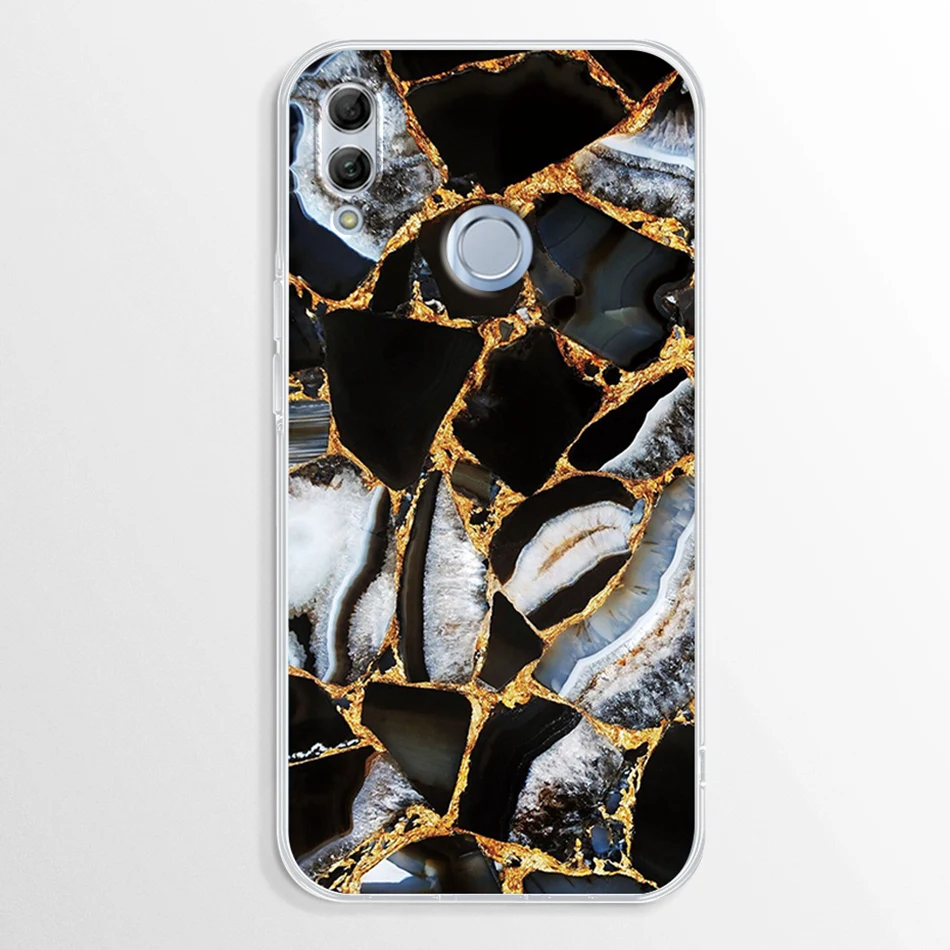 For Honor 10 Lite Case Cover Honor 10Lite Marble TPU Silicone Phone Case For Huawei Honor 10 Lite HRY-LX1 6.21 inch Fundas Coque