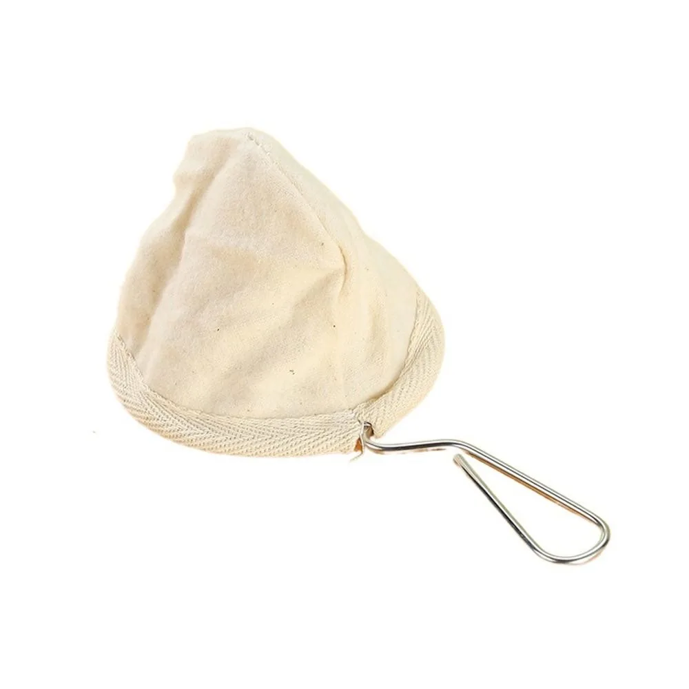 

Flannel Cloth Coffee Filter Strainers Reusable Fine Mesh Pour Over Coffee Dripper Thicken Detachable Coffee Sock Filter Kitchen